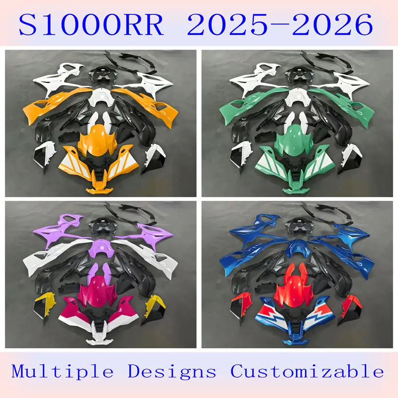 4 Gift new ABS cowling kit for BMW S1000RR 2025 2026 motorcycle shell accessories can be customized