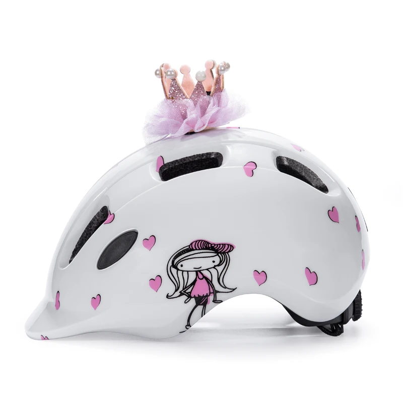 

Детский шлем для велосипеда, скейтборда и роликовых коньков, детский шлем принцессы для девочек