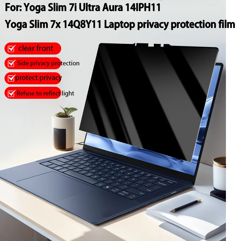 For Lenovo Yoga Slim 7i Ultra Aura14 laptop screen privacy protector Slim 7 Ultra 14IPH11 PC anti-voyeur Yoga Slim 7x 14Q8Y11