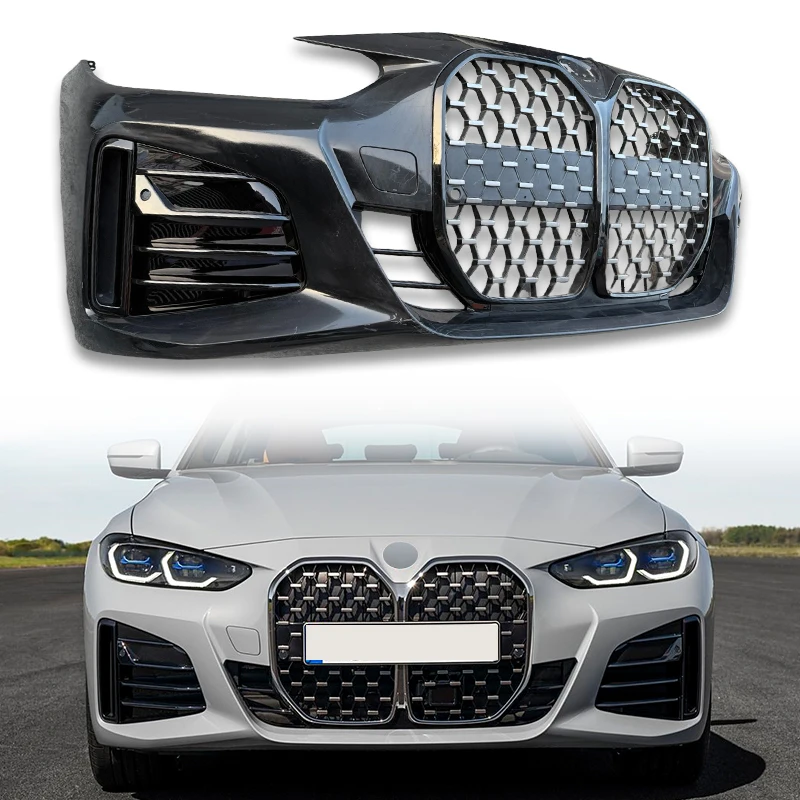 

Suitable for 4 Series G26 Front Bumper Assembly 440i 425i 430i Series Front Bumper Grille Body Kit