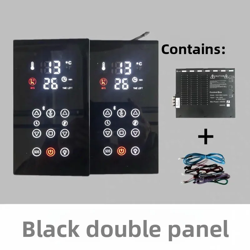 LCD screen sauna room thermostat touch screen steam room high power health energy cabin controller