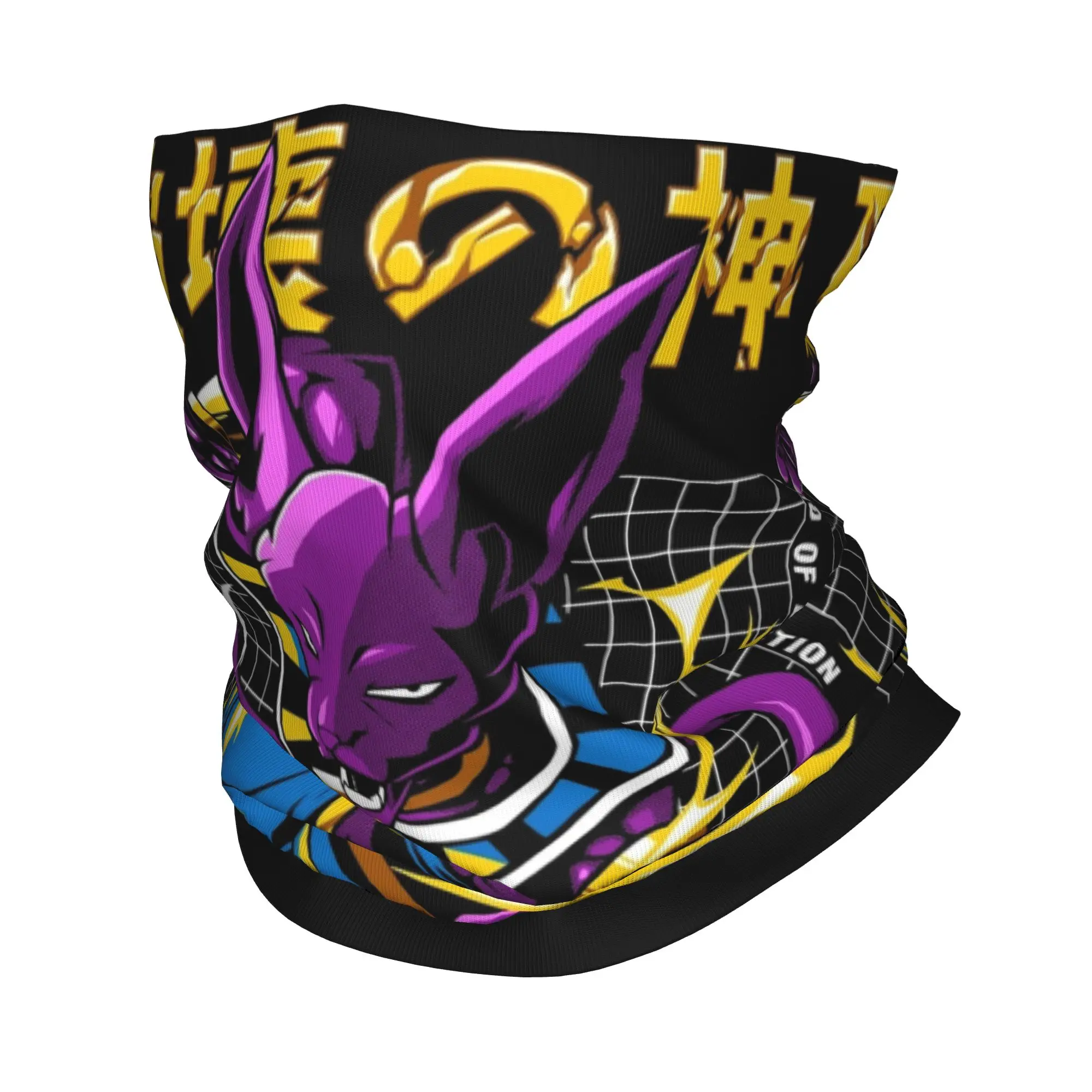

Бандана-шарф Dragon Ball Super Saiyan God Beerus с принтом, многофункциональная балаклава для бега, для мужчин, женщин и взрослых