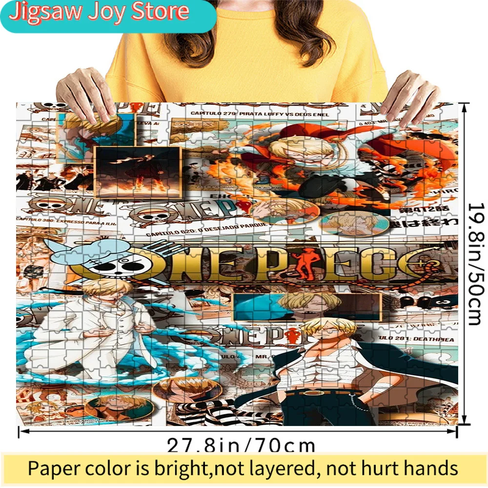 

Коллекционный арт-пазл One Piece: Сцена с Санжи и Дайбл Джембе, аниме-персонаж Винсмоук Санжи, антистресс