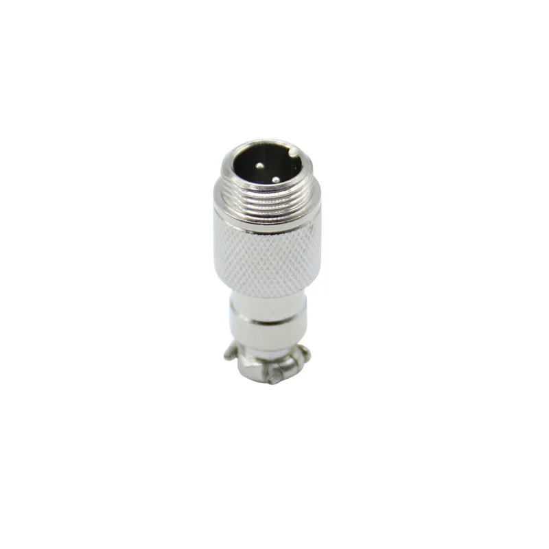 GX12 Butt Type 2/3/4/5/6/7 Pin Male Plug Docking Aviation Plug Socket Circular Connector for Chassis Butting Wire Cable Panel A4