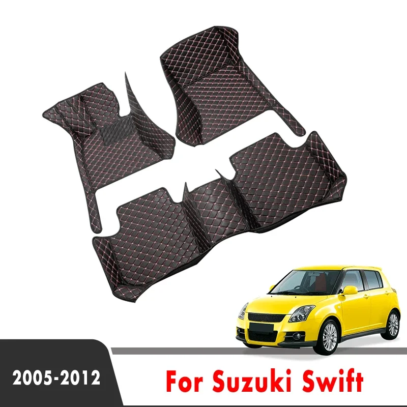 

Автомобильные коврики, ковры в багажник для Suzuki Swift 2012 2011 2010 2009 2008 2007 2006 2005, автоаксессуары, товары для ног для салона
