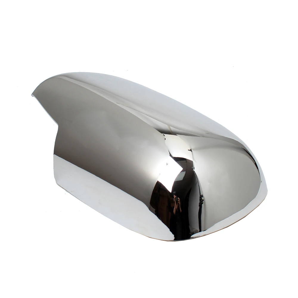 DOOR SIDE WING MIRROR CHROME COVER REAR For Toyota Land Cruiser Prado120 2003-2009 Chrome Side Mirror Cover Caps Shell Case