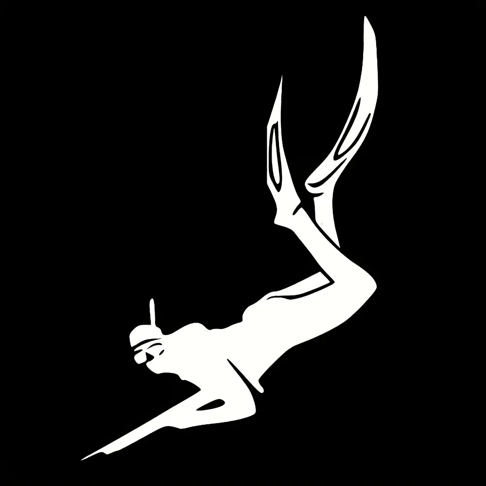 

1 шт., очаровательная наклейка с рисунком дайвера, высококачественная виниловая водонепроницаемая наклейка для ноутбуков, чехлов для телефонов и бутылок с водой, подарочный декор с тематикой дайвинга