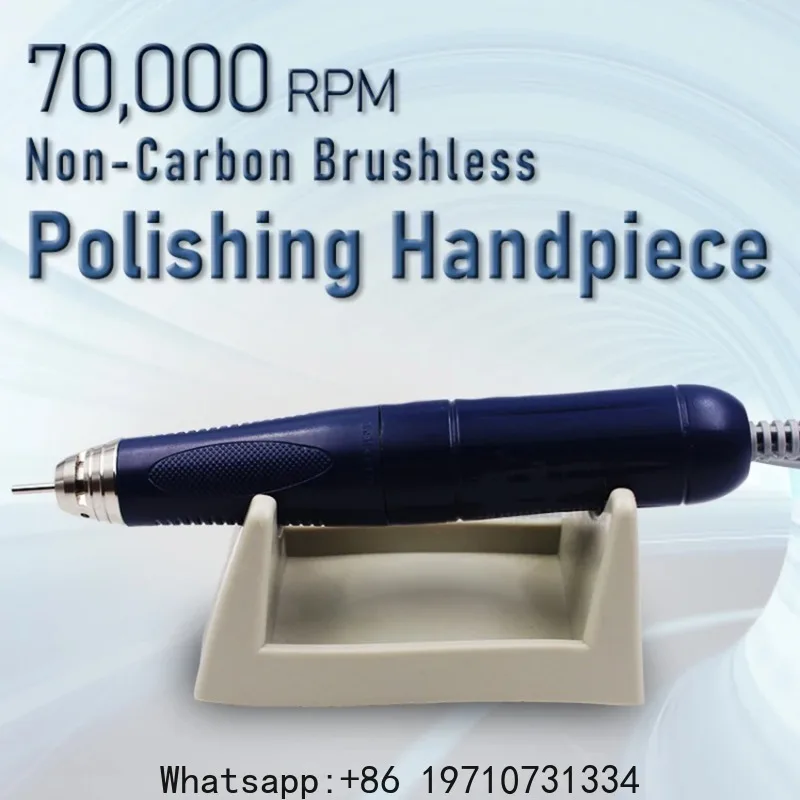 

70000RPM Brushless Polishing Handpiece Drill Micromotor Polishing Hand Piece Non-Carbon Brushless Micro Motor Handheld Drill