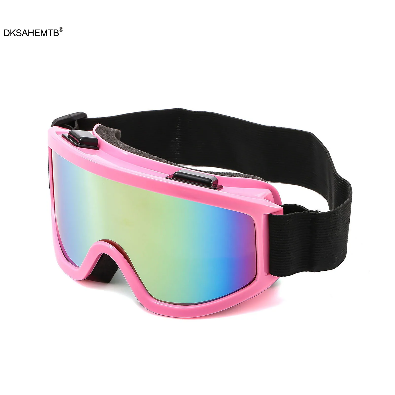 Lunettes de ski coupe-vent à double couche pour hommes et femmes, lunettes de moto et de vélo, équipement de ski durable, mode colorée