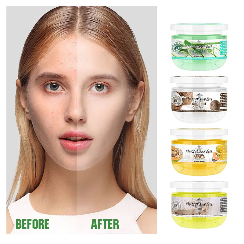 

98% Natural Plant Face Gel Nourishing and Smoothing Deep hydration Repaire Rejuvenating Skin Beauty Facial Skin Care Cream