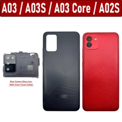 NEW Battery Back Cover Rear Door Replacement Housing Case Parts With Camera Lens For Samsung A03 / A03S / A03 Core / A02S