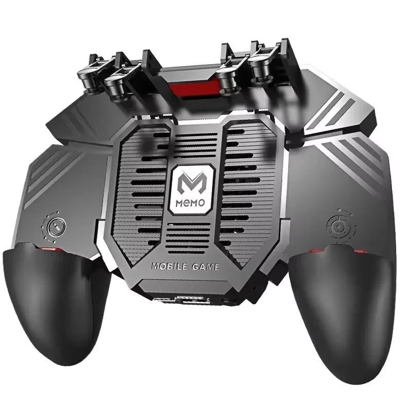 MEMO Ak77 Gamepad Controller di gioco wireless Trigger Phone Cooler Fan Controller di gioco con ventola Joystick di attivazione mobile