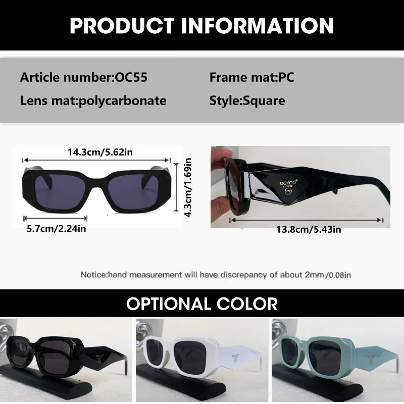 Klassische Unisex-Sonnenbrille, trendige Farbtöne für Männer und Frauen, Modemarke, Designer-Brillen, Fahrbrillen, weibliche Sonnenbrillen, UV400 – Detail 1