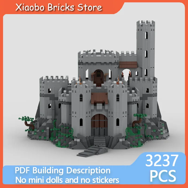 

Средневековый замок, модель MOC, строительные кирпичи, многофункциональная крепость, модульная технология, подарки, праздник, сборка, детские игрушки, костюм