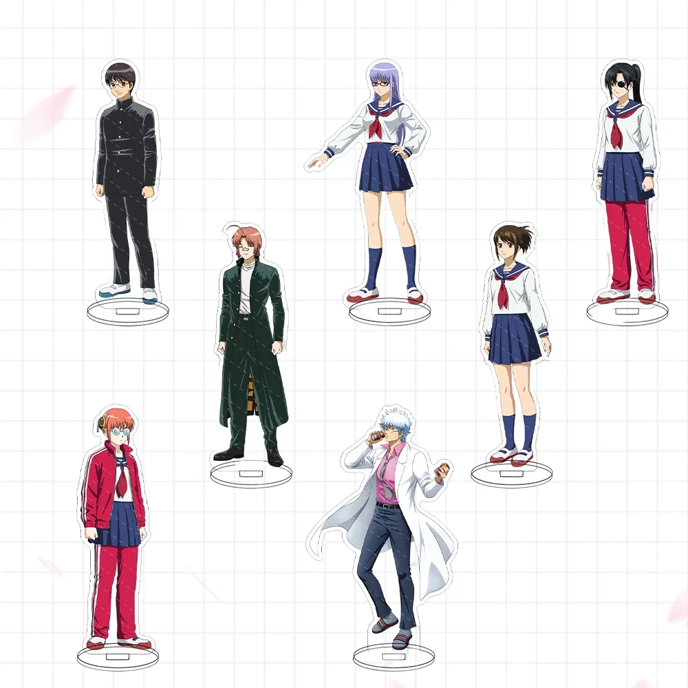 

Anime “Gintama - Mr. Ginpachi's Zany Class” 15cm Acrylic Stand Gintoki Sakata，Desktop decoration New Year Gift