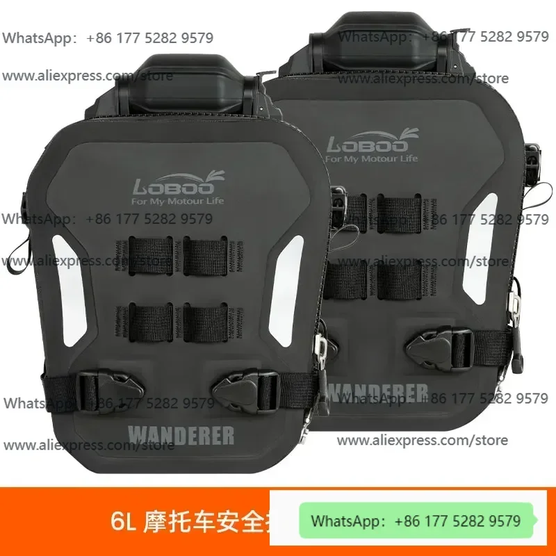 Motorcycle Airtight Bar Bag Waterproof Reflective Anti-drop Modified Accessories Motorcycle Travel Equipment Riding Bag