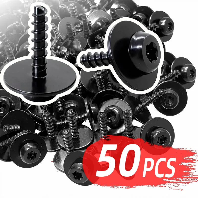 Car Under Engine Shield Air Dam Deflector Torx Screw Bolt M5 Pan Head Sems Tapping Screw Bolts For Ford Focus W702413S307