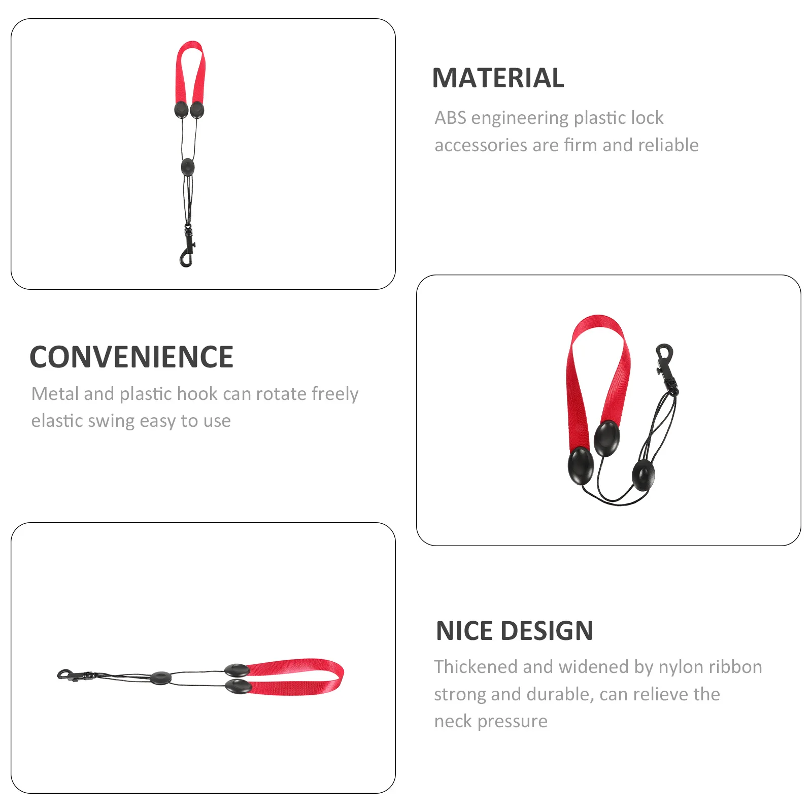 

Saxophone Neck Strap Durable Comfortable Soft Nylon Hanging Rope Practical Portable Sax Hanging Strap Saxophone Accessory