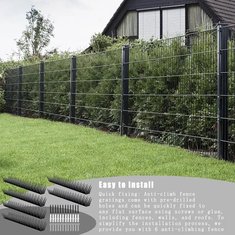 Bird Spikes For Outside Squirrel Pigeon Defender Strips Outdoor Animal Spikes For Outside Fences Gates Walls Roofs To Keep