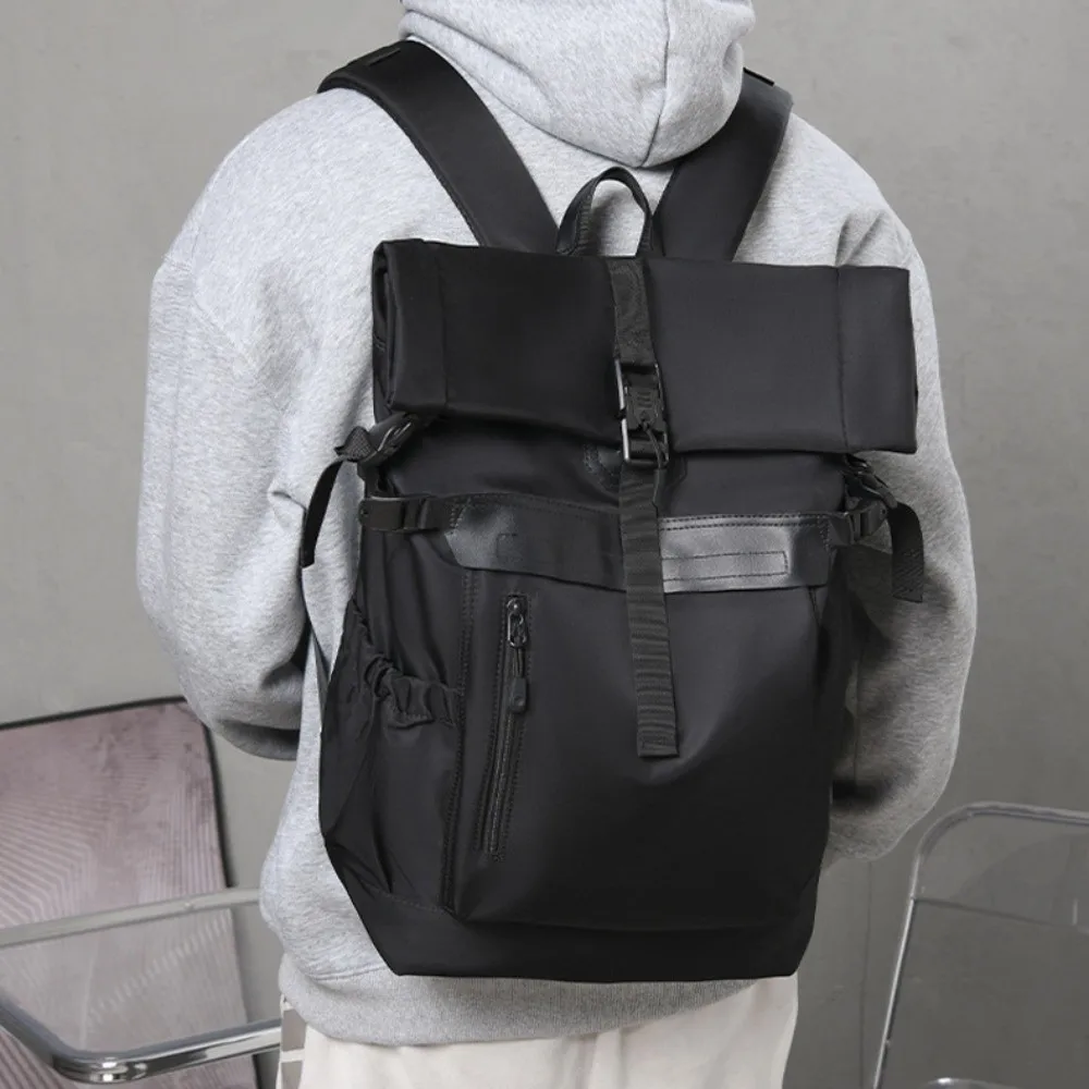 حقيبة ظهر للعمل للرجال بسعة كبيرة، حقائب مدرسية خفيفة الوزن للرجال مقاومة للماء متعددة الطبقات للرجال، حقيبة ظهر للكمبيوتر المحمول للتنقل