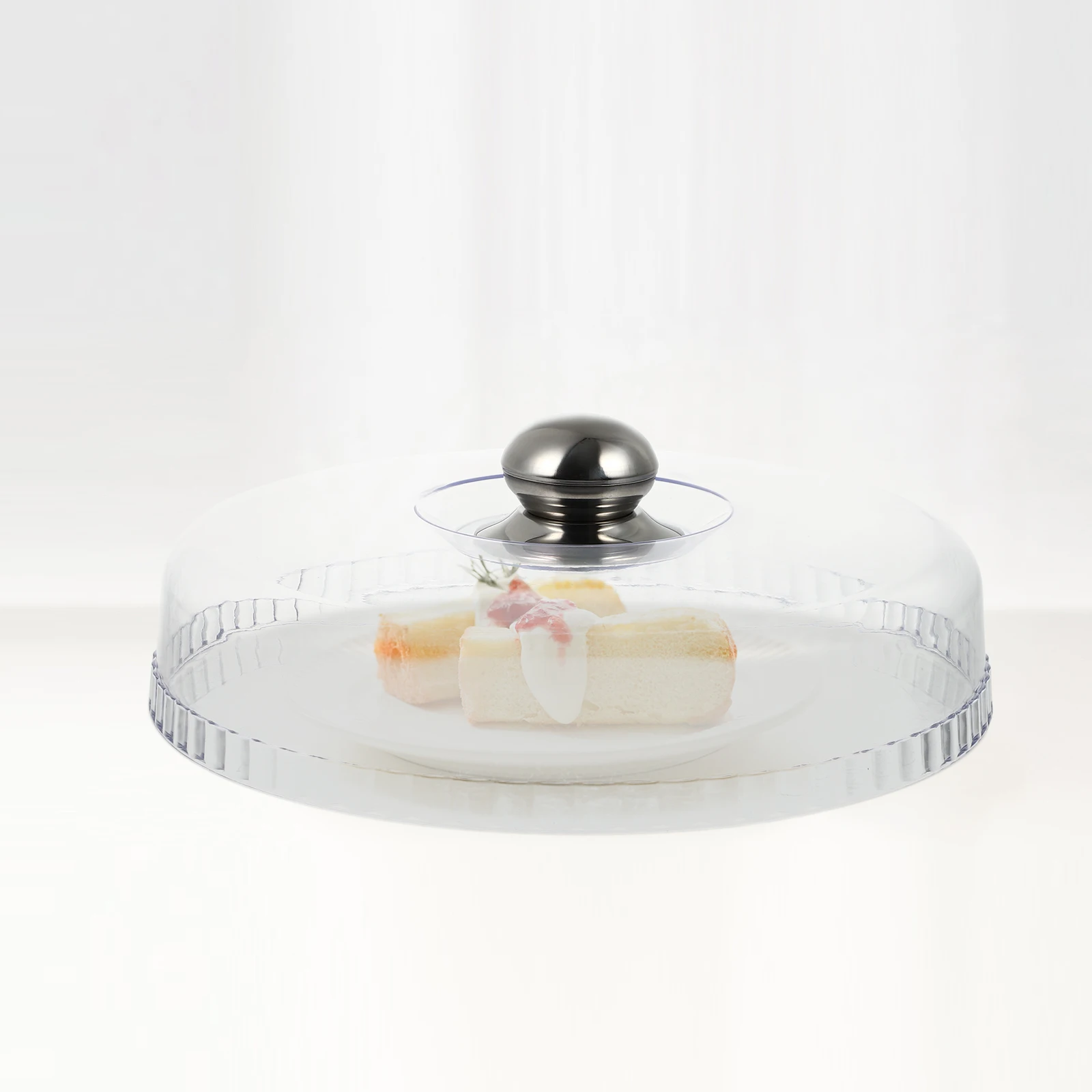 

Dome Food Cover Plastic Smooth Modern Kitchen Cake Dessert Dust-proof Pastry Display Home Practical Lightweight Proper Size