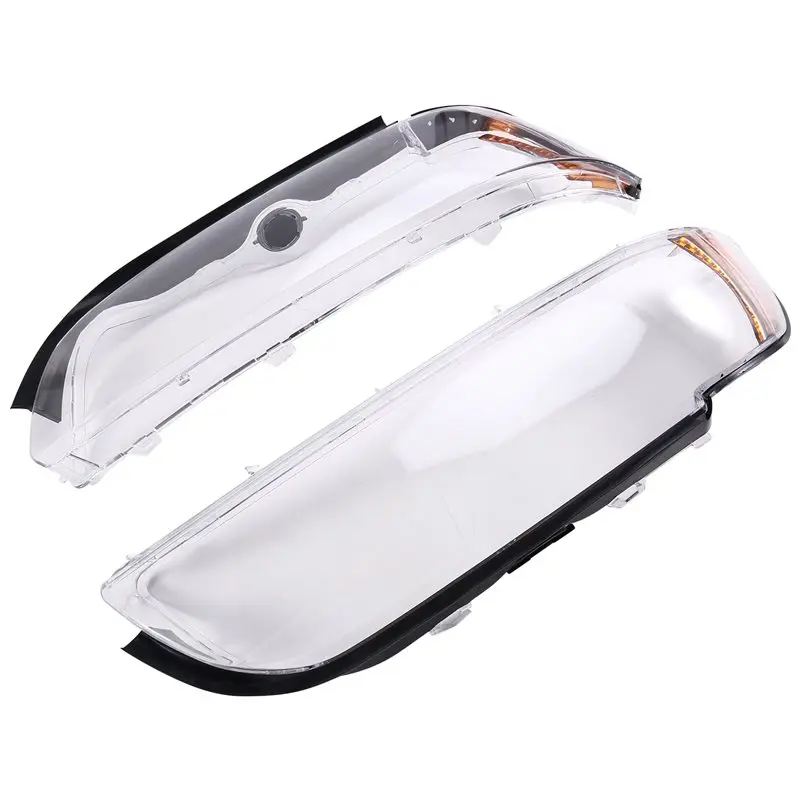 

A98M Car Headlight Shell 1 Pair For BMW 5 SERIES E39 2000- 2004 Headlight Cover Headlamp Glass Lens