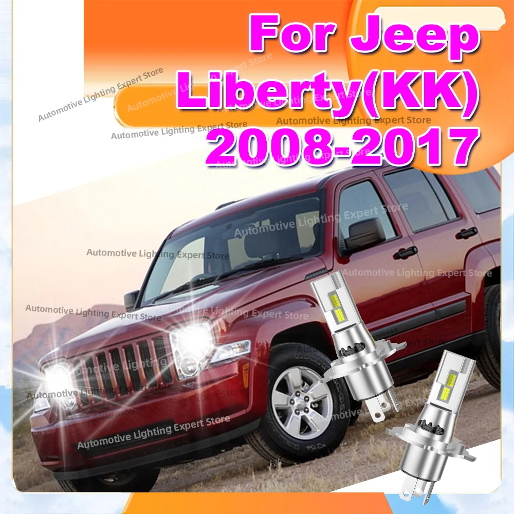 LED CANBUS Car Headlight Turbo Fan  Lamp 30000LM For Jeep Liberty(KK) 2008-2017 2009 2010 2011 2012 2013 2014 2015 2016