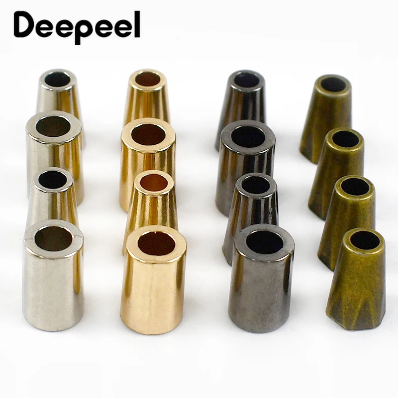 Deepeel 30Pcs Metal Toggle Stopper Cord End Buckles Hat Rope Lock Cap Decoration DIY Garment Jacket Sweater Button Accessories