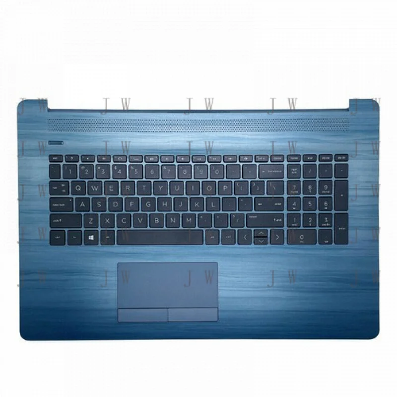 

DDZ New Blue Palmrest Backlit Keyboard Touchpad For HP 17-BY 17T-BY 17-CA M12337-001