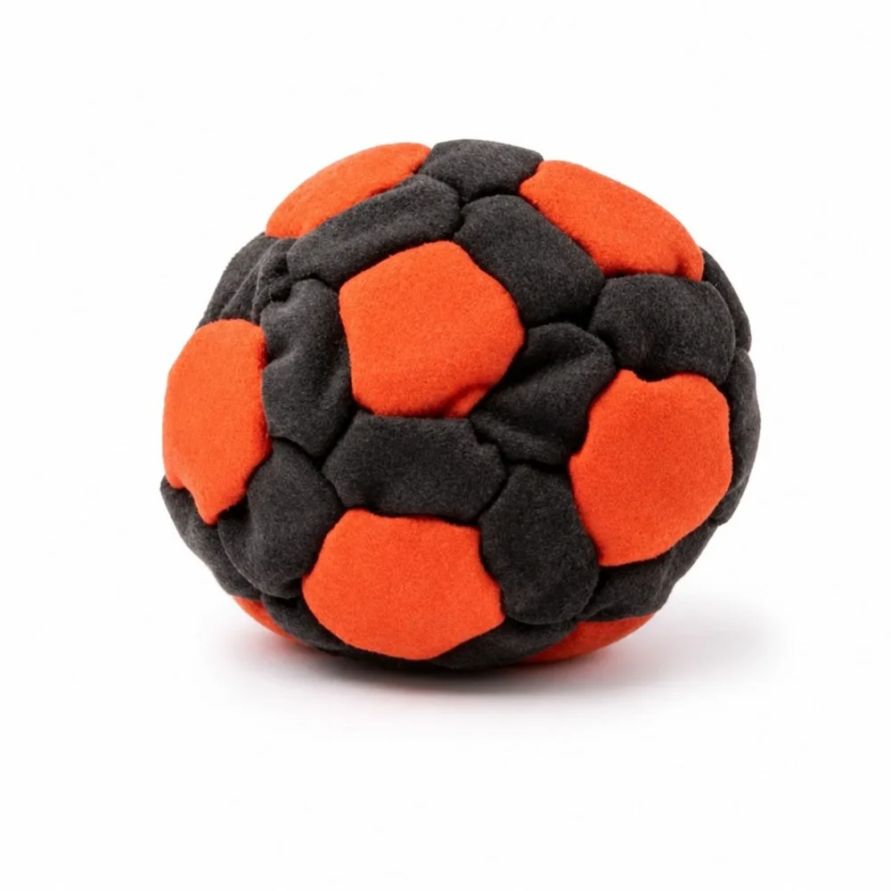 

Football Shape Soft Juggling Balls 6cm Funny Footbag Sacks Durable Sphere Beginner Juggling Ball Playground Activities