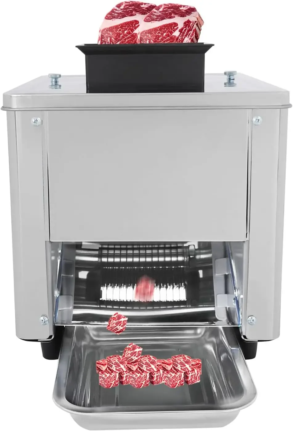 

Commercial Meat Cutting Machine for Restaurant 850W 7mm Blade Automatic Electric Meat Cutter Stainless Steel Slicing Shredding M