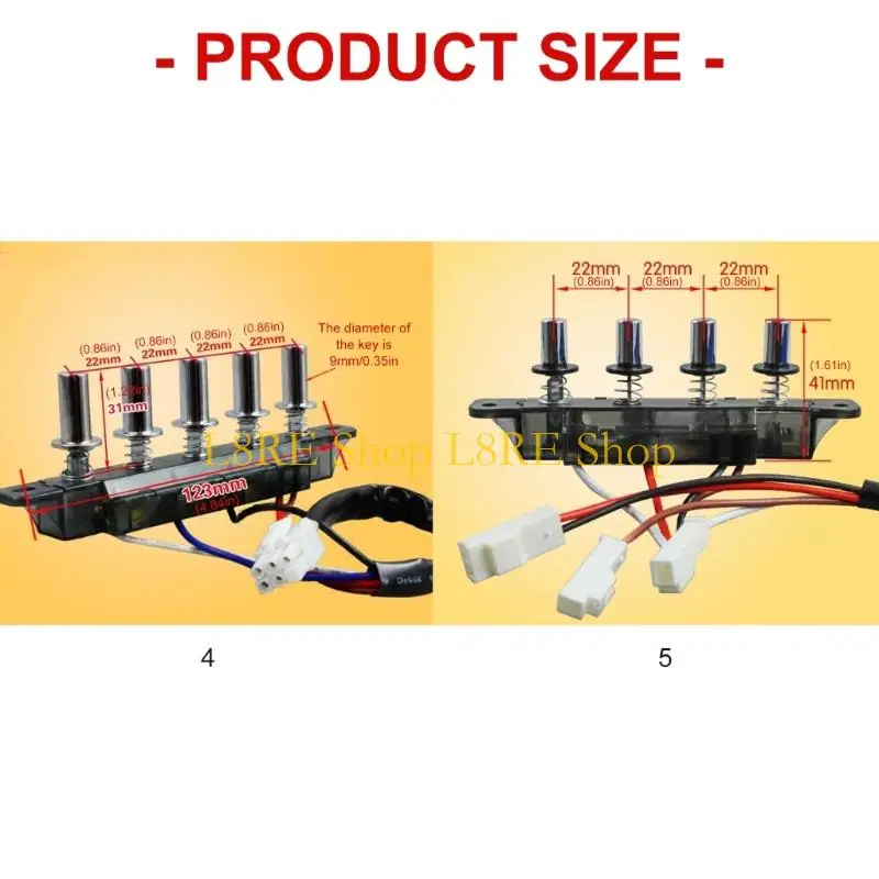 L8RE COOD Кнопка Кнопка кухня выхлопные вентиляторы управление вентилятором длинные выключатели для капюшона