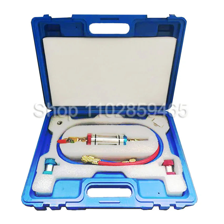 Automotive Air Conditioning Refrigerant Oil Analyzer Car A/C System Compressor Oil Filter Test Tool Refrigeration Oil Regulator