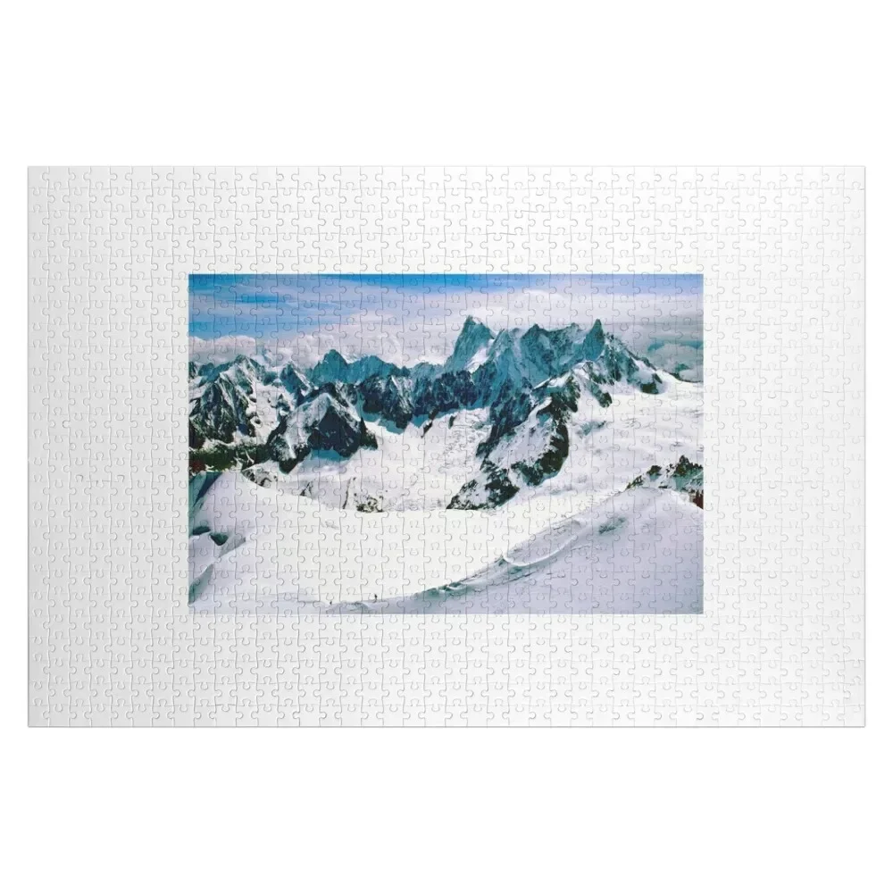 

Chamonix Aiguille du Midi Mont Blanc Alps France Jigsaw Puzzle Custom With Photo Custom Wooden Gift Diorama Accessories Puzzle