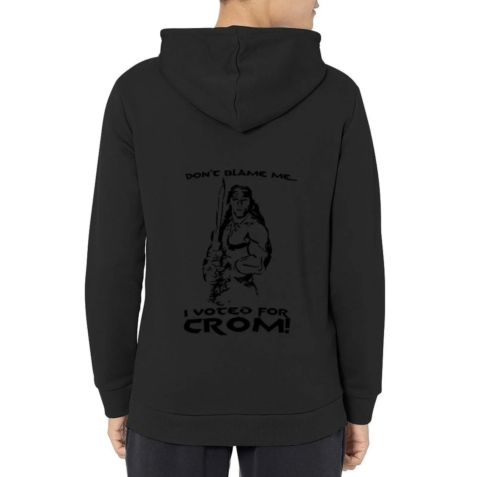 

don't blame me, i voted for crom! Hoodie autumn autumn new products hooded shirt korean clothes tracksuit