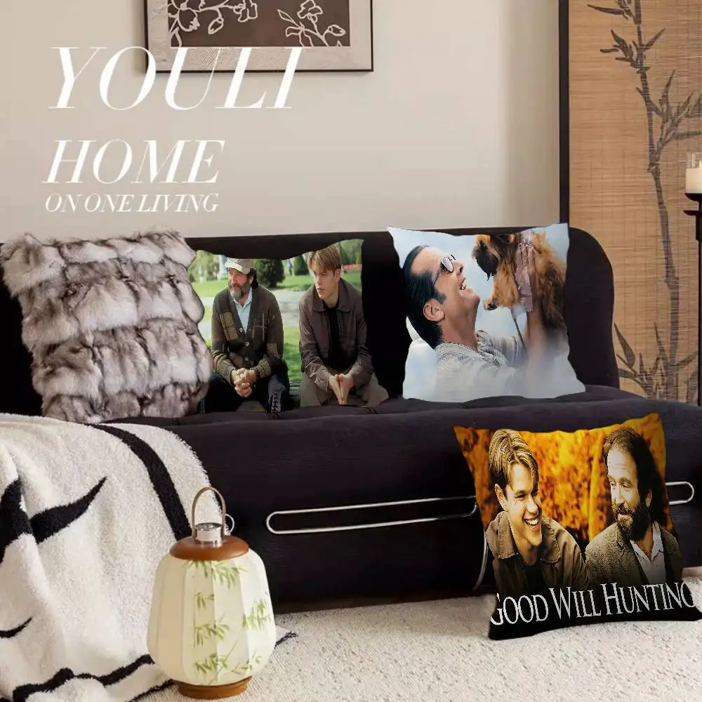 Drama Movie Good Will Hunting Pillow Cushion Cover Pillowcase Living Room Sofa Home Decor Customized