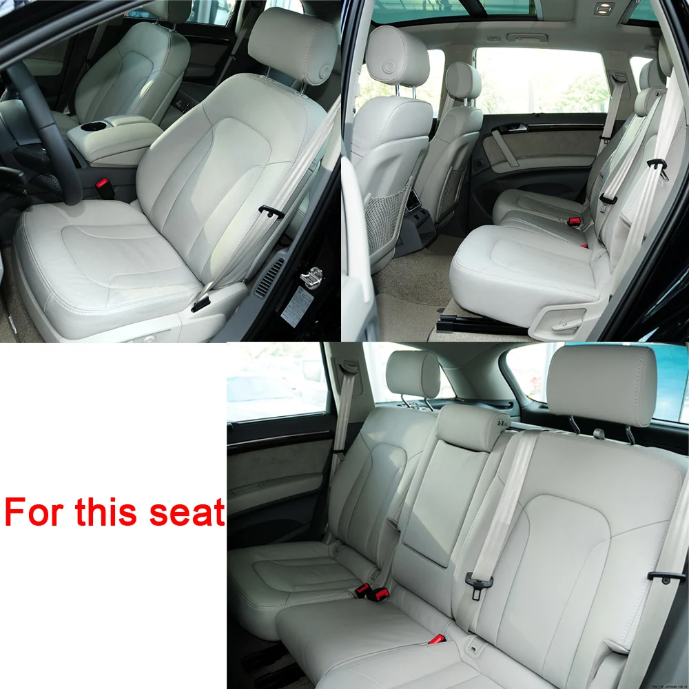Car Special Seat Cover 5 seats For Audi Q7 2005 2006 2007 2008 2009 2010 2011 2012 2013 2014 2015 2016PU Leather Car Seat Covers