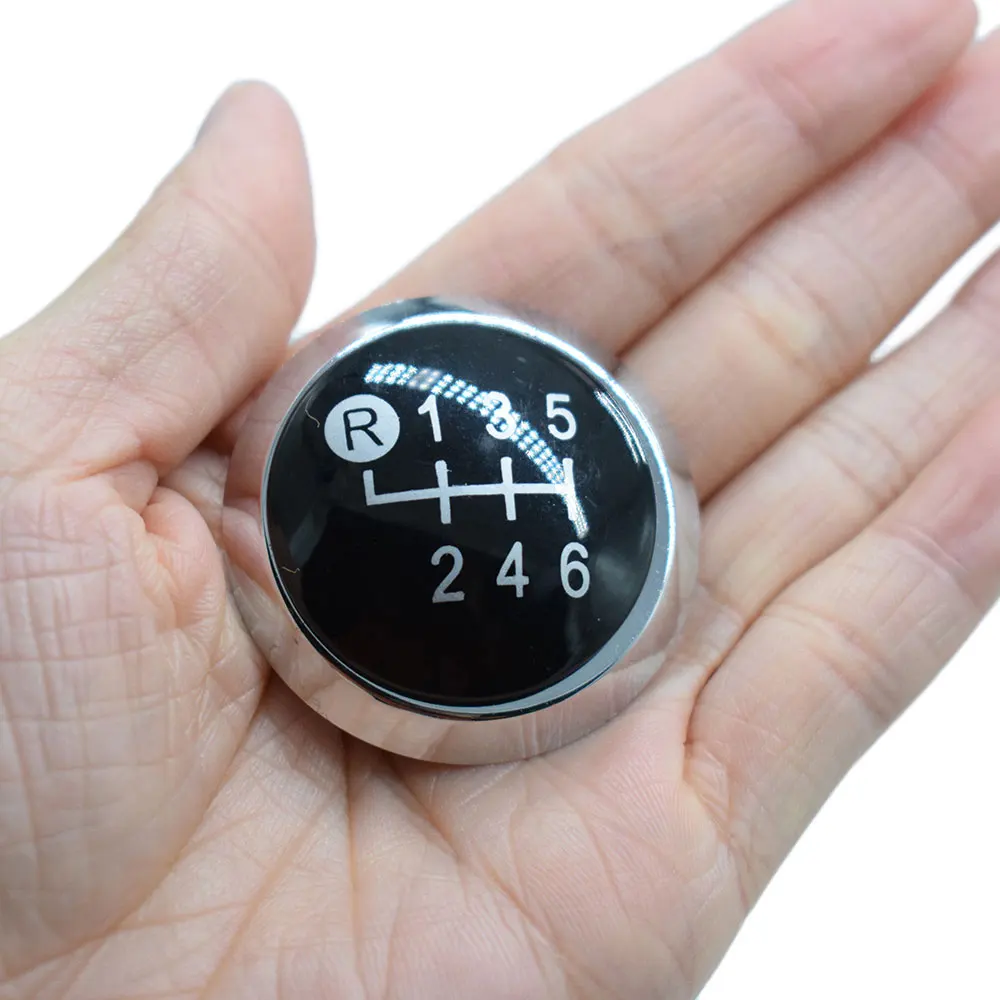 6 Speed Car Gear Shift Knob Emblem Cover for TOYOTA Corolla 1.8MT 2007-2013 / RAV4 AVENSIS YARIS D4D URBAN ALTIS SCION