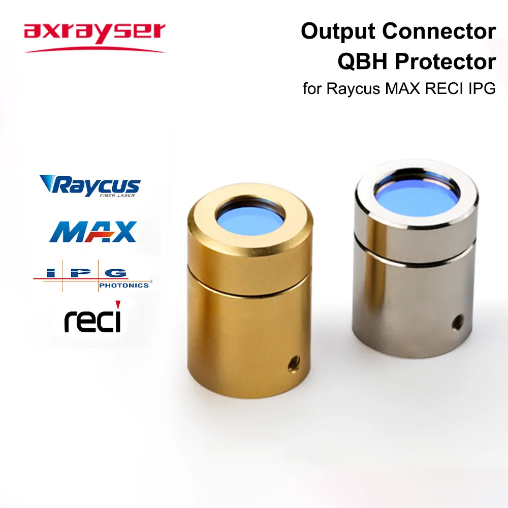 Grupo de lentes protetoras do conector de saída 1.5kw 3kw para racus max ipg reci qbh fonte laser da máquina de corte de fibra