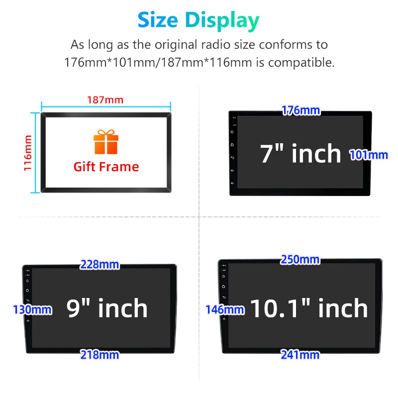Junsun-راديو سيارة عالمي بشاشة تعمل باللمس ، سيارة لاسلكية ، أندرويد ، تلقائي ، 4G ، واي فاي ، GPS ، وسائط متعددة ، بلوتوث ، DSP ، IPS ، 7 بوصة ، 9 بوصة ، 10 بوصة #2