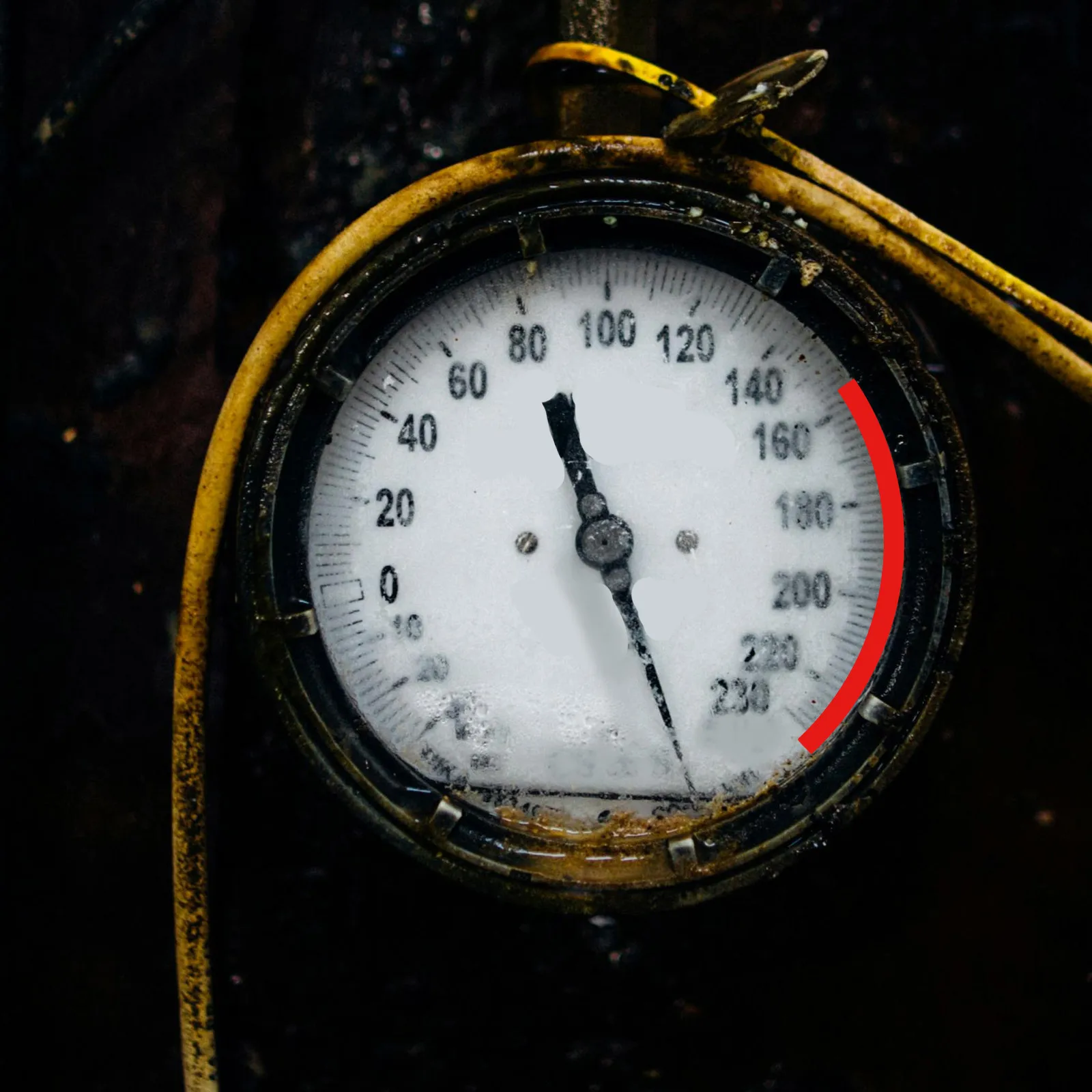 10 個圧力計ステッカー識別用粘着ラベル耐久性のある反射デカールラウンドラベルステッカー圧力計