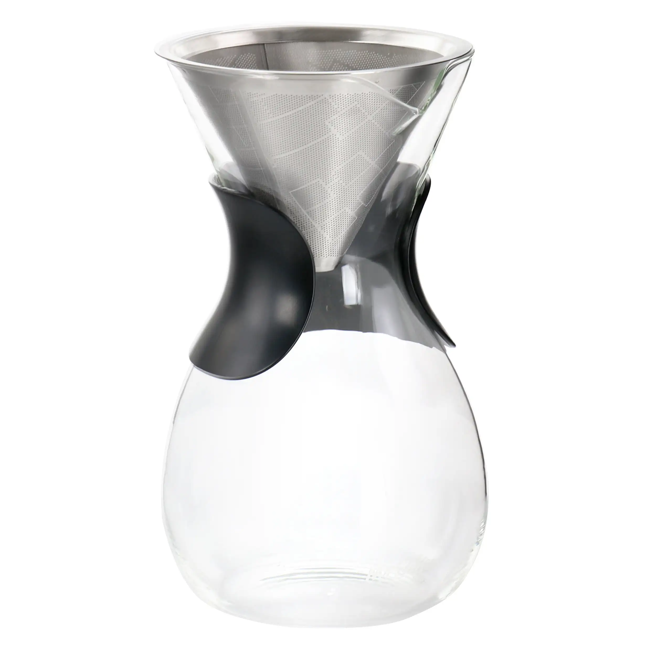 

Verduzco 1 Liter Clear Glass Pour Over Coffee Maker with Fine Mesh Filter