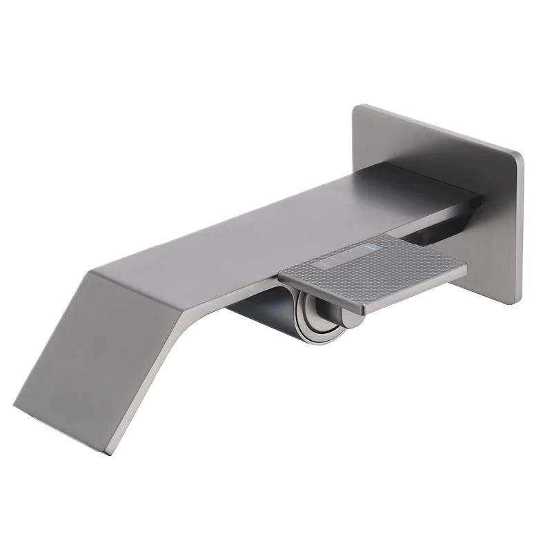 

All-copper concealed faucet, gun gray art washbasin faucet, pre-buried washbasin faucet