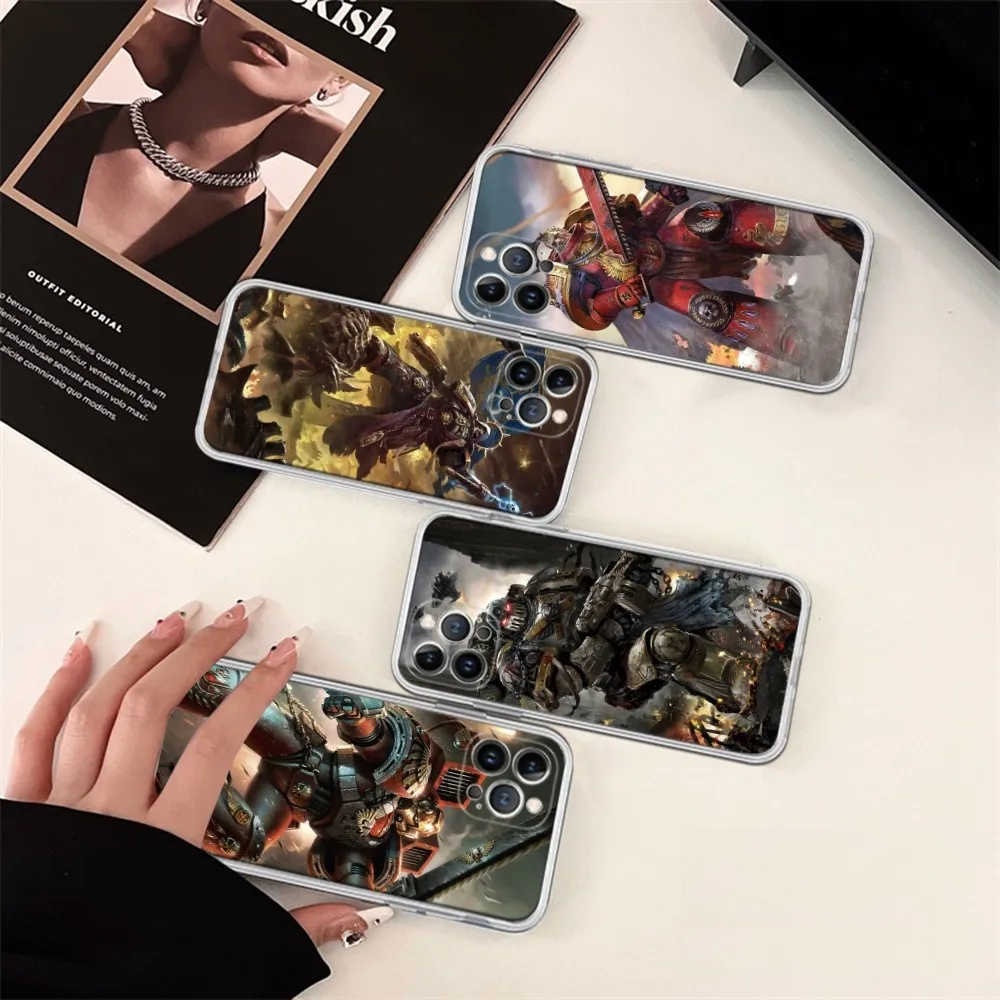 W-Warhammerss Mousepad Silicone Soft for iphone 15 14 13 12 11 Pro Mini XS MAX 8 7 6 Plus X XS XR Cover