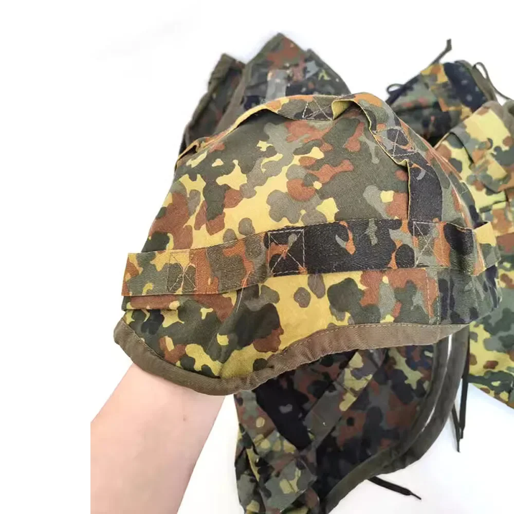 Segunda guerra mundial soldado alemão casaco capa ponto camuflagem capacete pano ponto camo puro algodão equipamento alemão