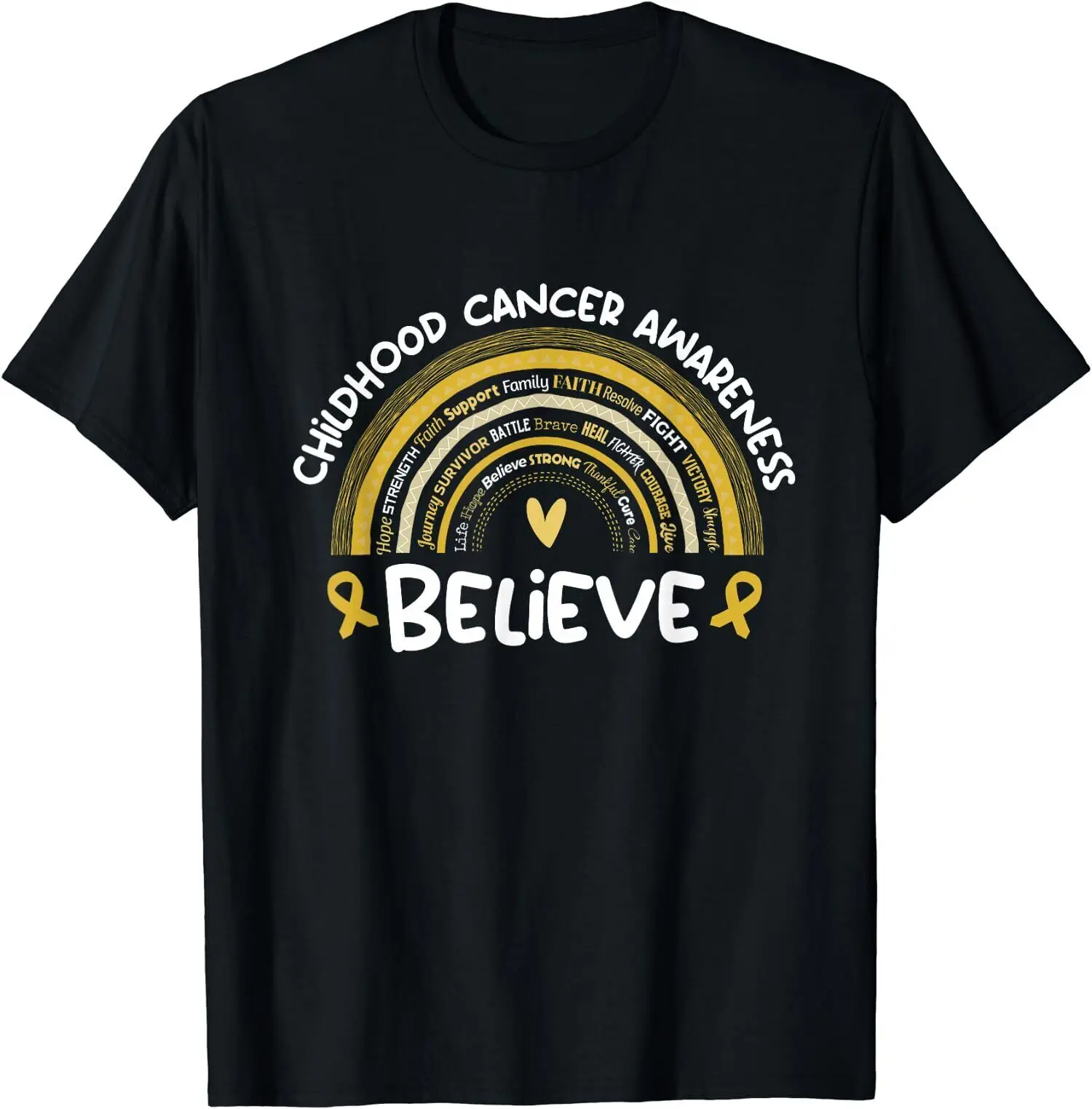 

Believe | Childhood Cancer Awareness Month Recovery Unisex T-Shirt