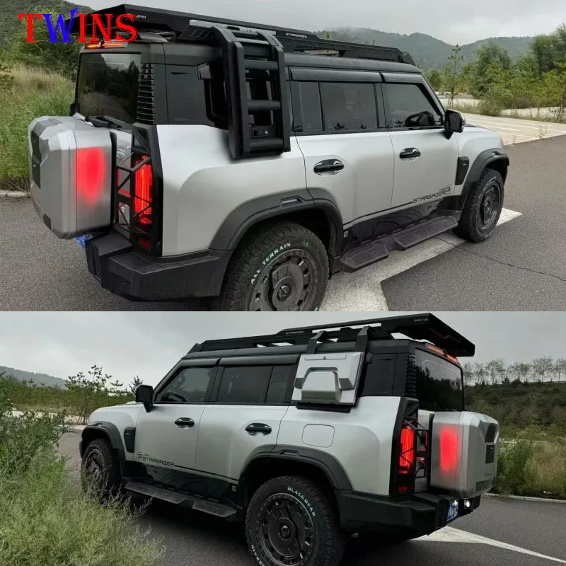 Cars Body Decals JMK Modified Personalized Off-road Exterior Stickers Fit for JETOUR Traveler T2 2023-2024 Cars Decorates piece