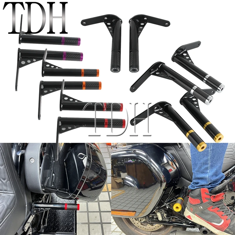 

2022-2024 For Harley Softail Low Rider ST FXLRST 117 Rear Saddlebag Guard Crash Highway Bar Frame Slider Motorcycle Accessories