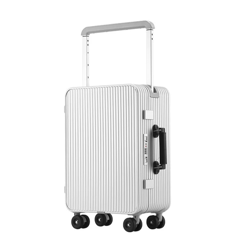 Export all-aluminum magnesium alloy wide tie rod suitcase, business suitcase