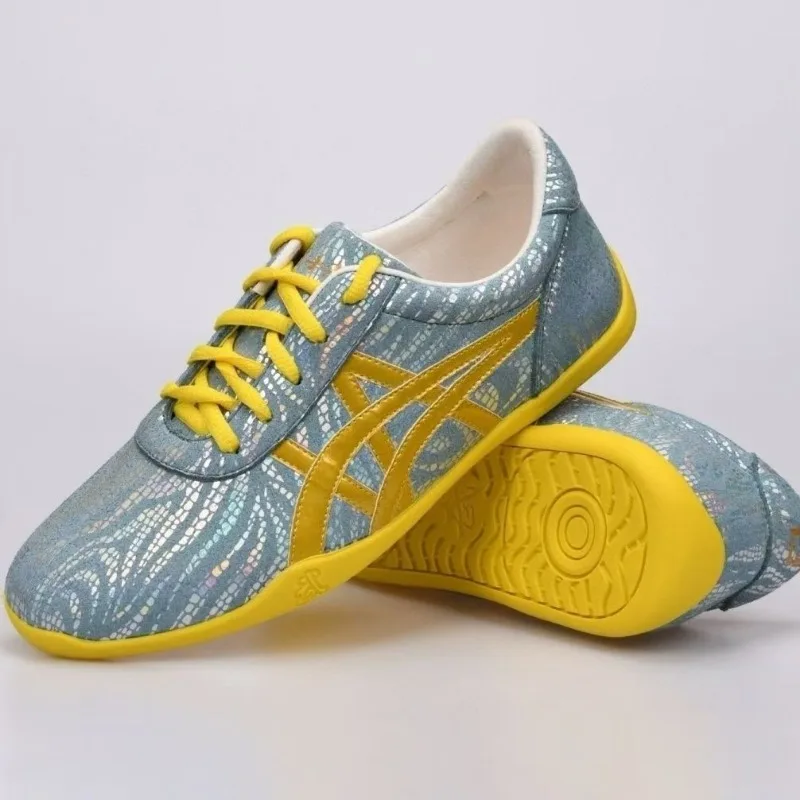 العلامة التجارية الكلاسيكية المهنية Wushu الرياضة التدريب حذاء مريح لينة وحيد اللياقة البدنية حذاء مربع الرياضة المفضلة تاي تشي حذاء